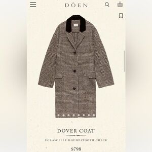 Doen Dover Coat - Brown and Cream